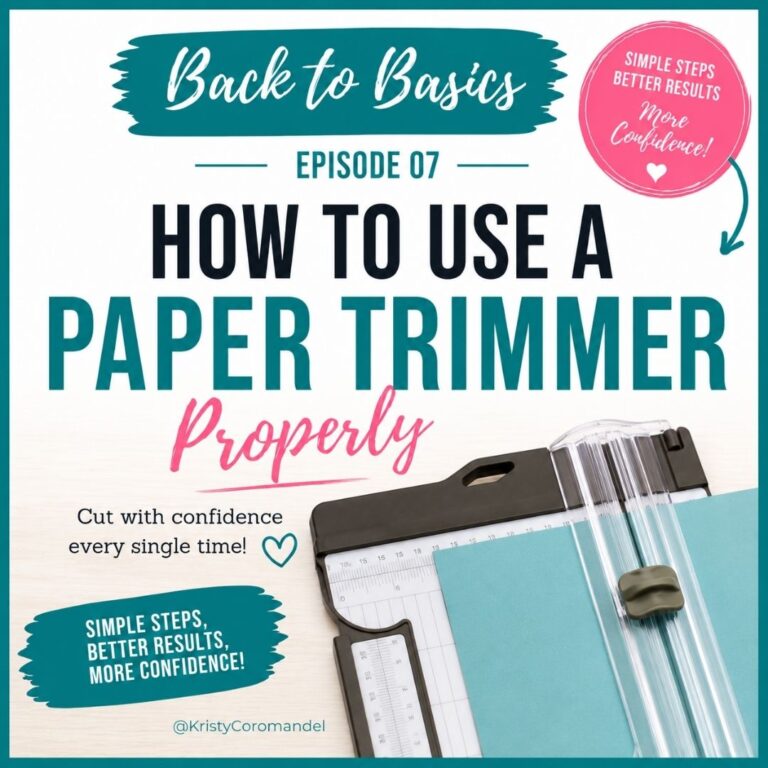 How to Use a Paper Trimmer — Beginner Cardmaking Guide