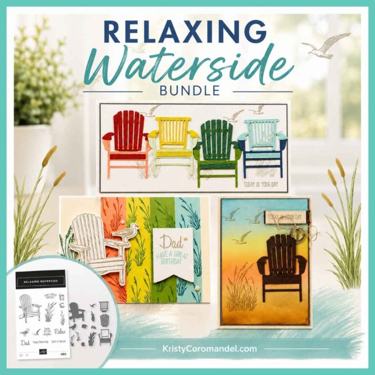 Three Beautiful Cards You Can Make with the Relaxing Waterside Bundle